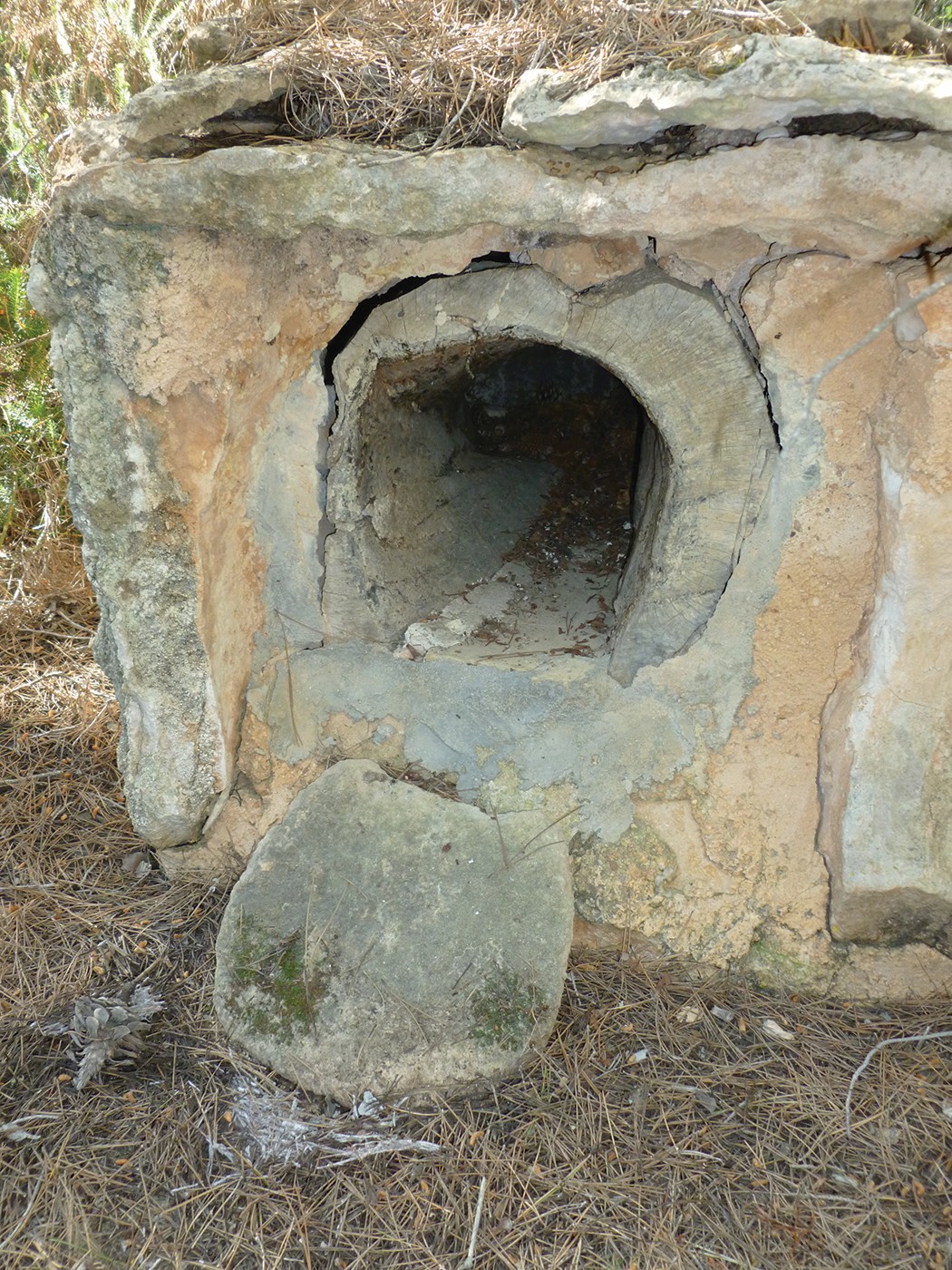 Stone hive.