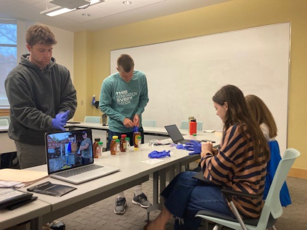 Mentoring the next generation of apicultural research students.