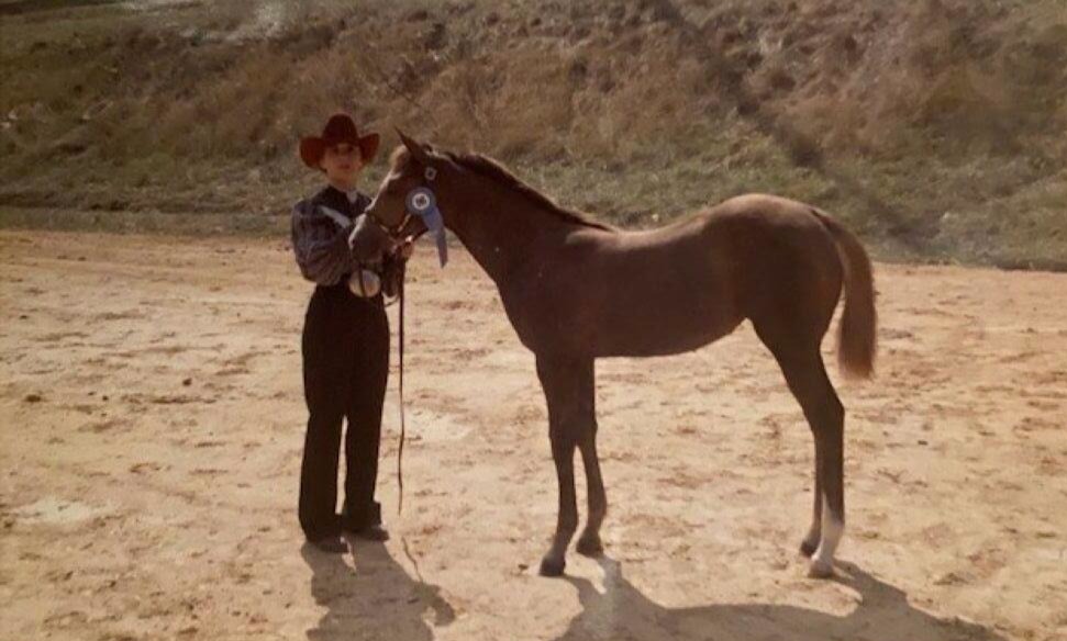 Young Angel at a show.